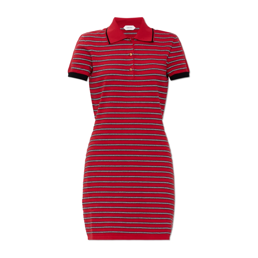 Versace Damen Rot Kleider, Xsgröße: