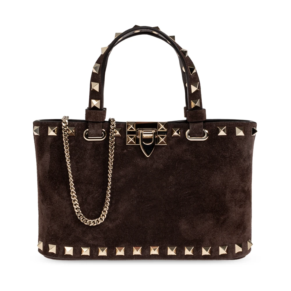 Valentino Garavani Borsa Mini In Pelle Scamosciata Rockstud - Immagine 2