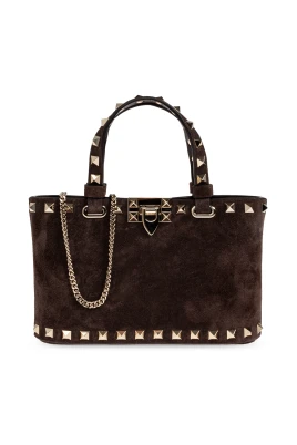 Suede Bag With Studs