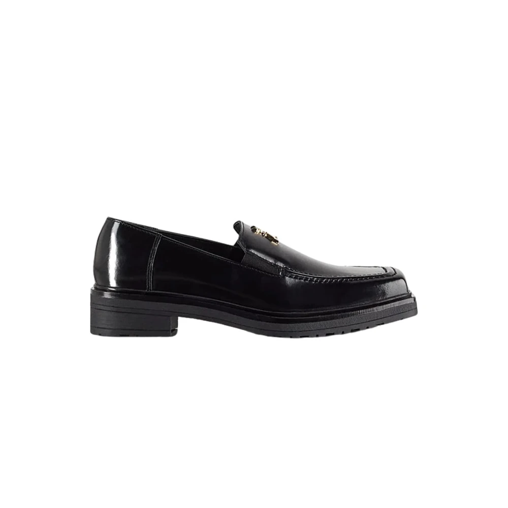 Patrizia Pepe Svart Square Toe Loafers