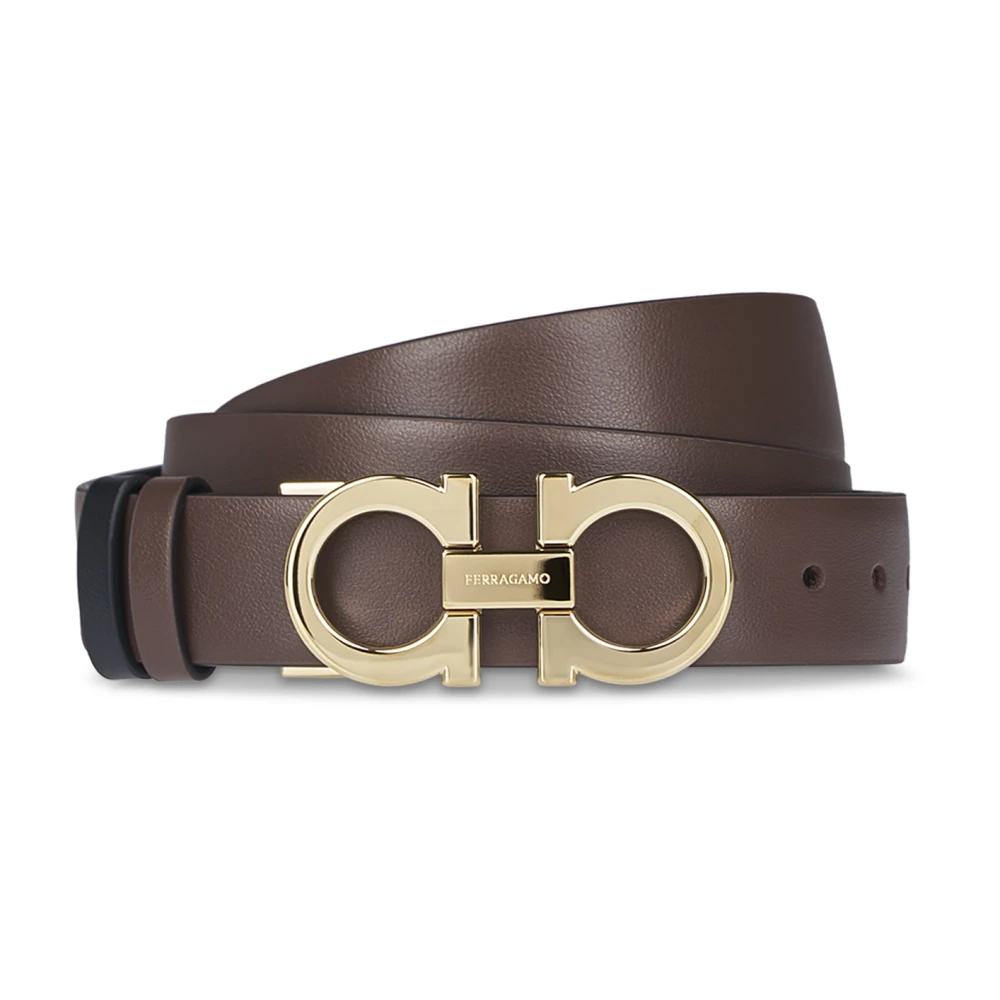 Ferragamo Women's Brown Ceylon Cocoa Belts Medium