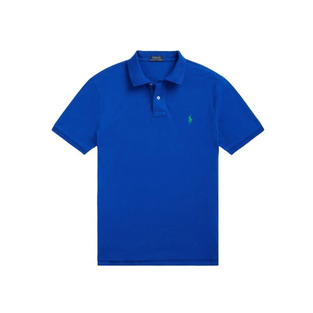 Polo Ralph Lauren Slim Fit Korte Mouw Polo Shirt Blue Heren