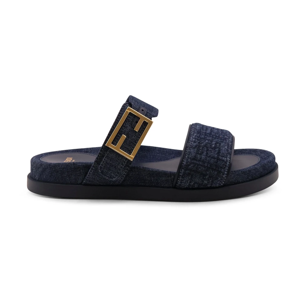 Fendi Mujer Azul Zapatos, Talla: 36 Eu