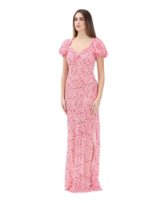 robe-longue-florale-avec-touche-vintage