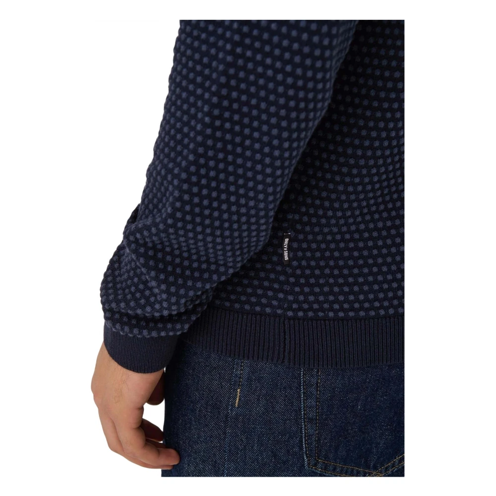 Only & Sons Trui Blue Heren