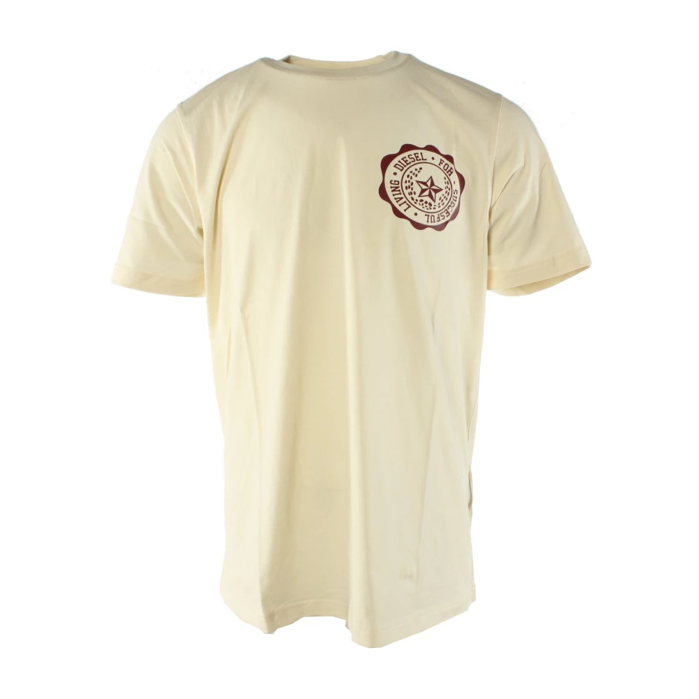 Diesel - Tops > T-Shirts - Beige - Diesel - Modalova