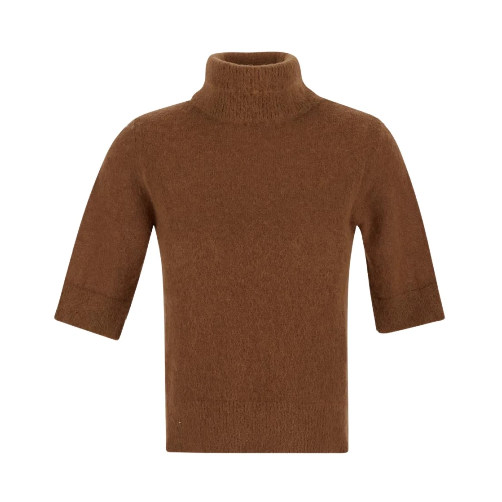 Lardini Alpaca Coltrui Breiwerk Brown Dames