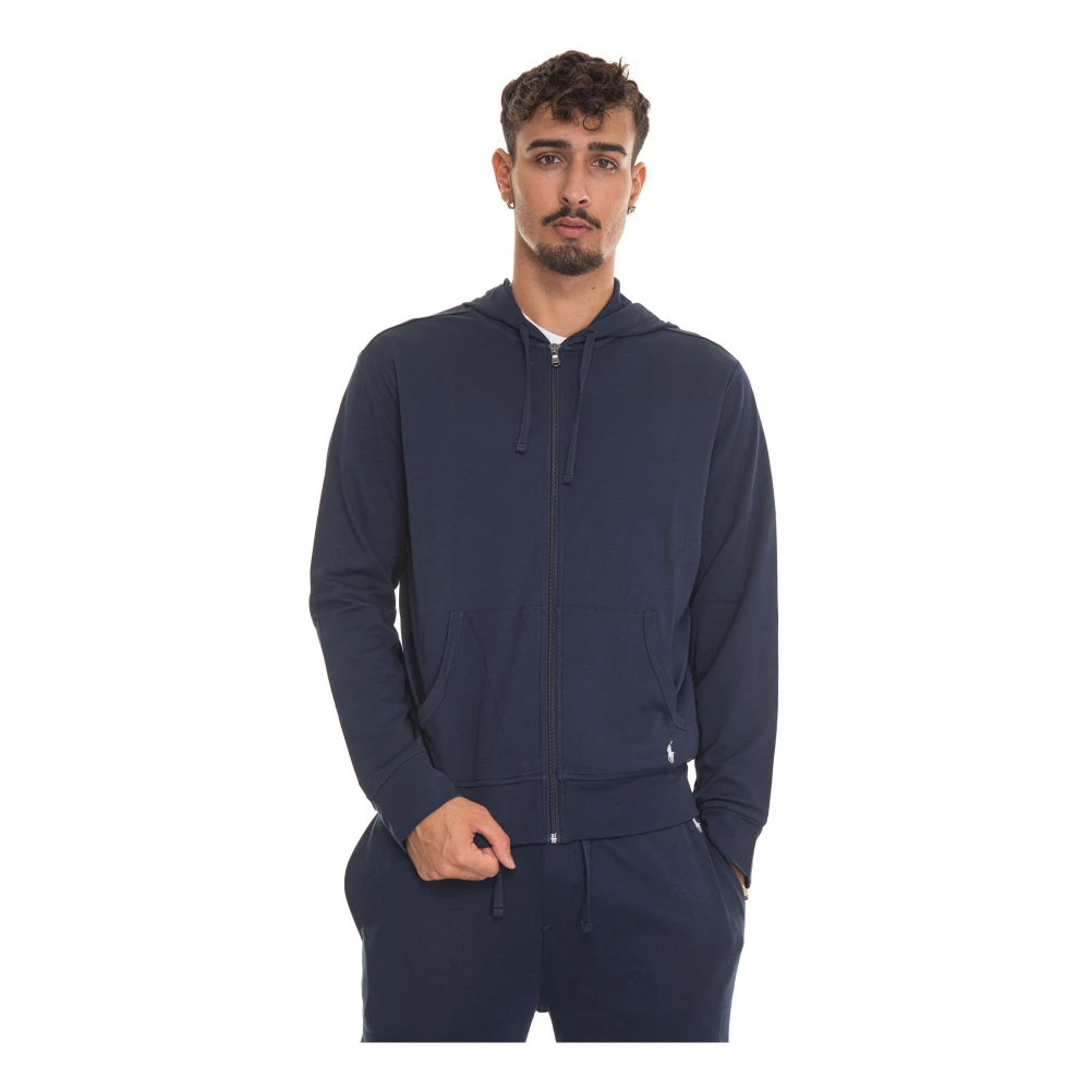 Polo Ralph Lauren Sweatshirt met capuchon en rits Blue Heren