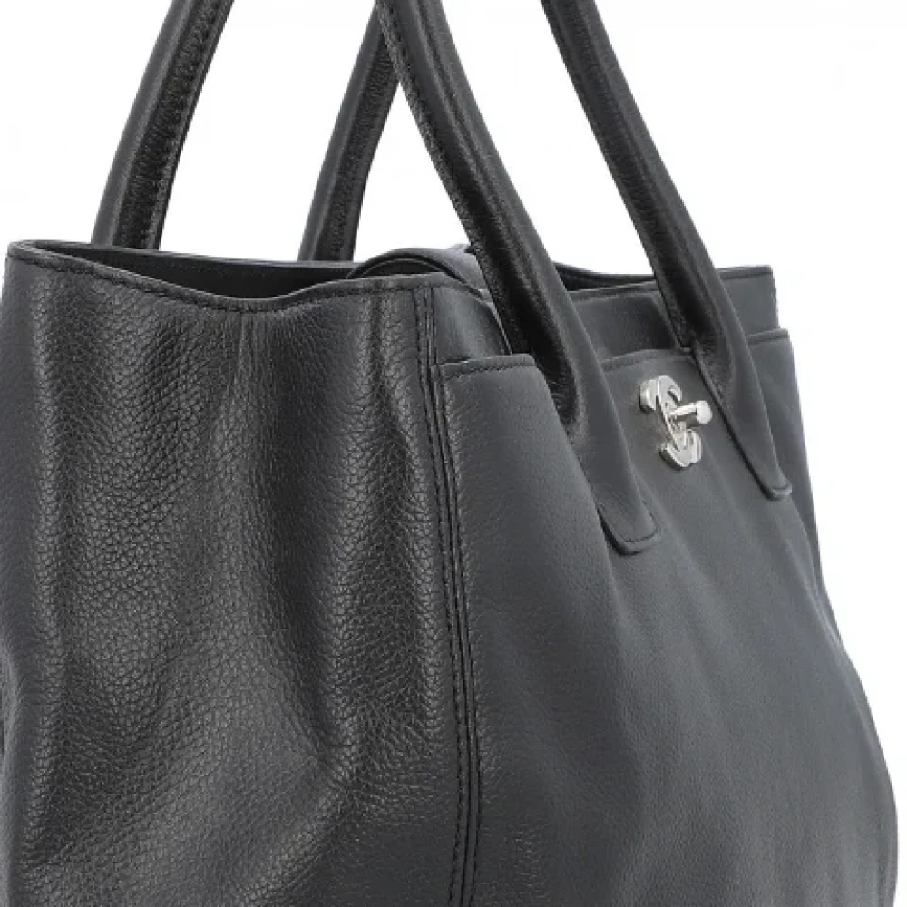 Chanel Vintage Pre-owned Leather chanel-bags Black Dames