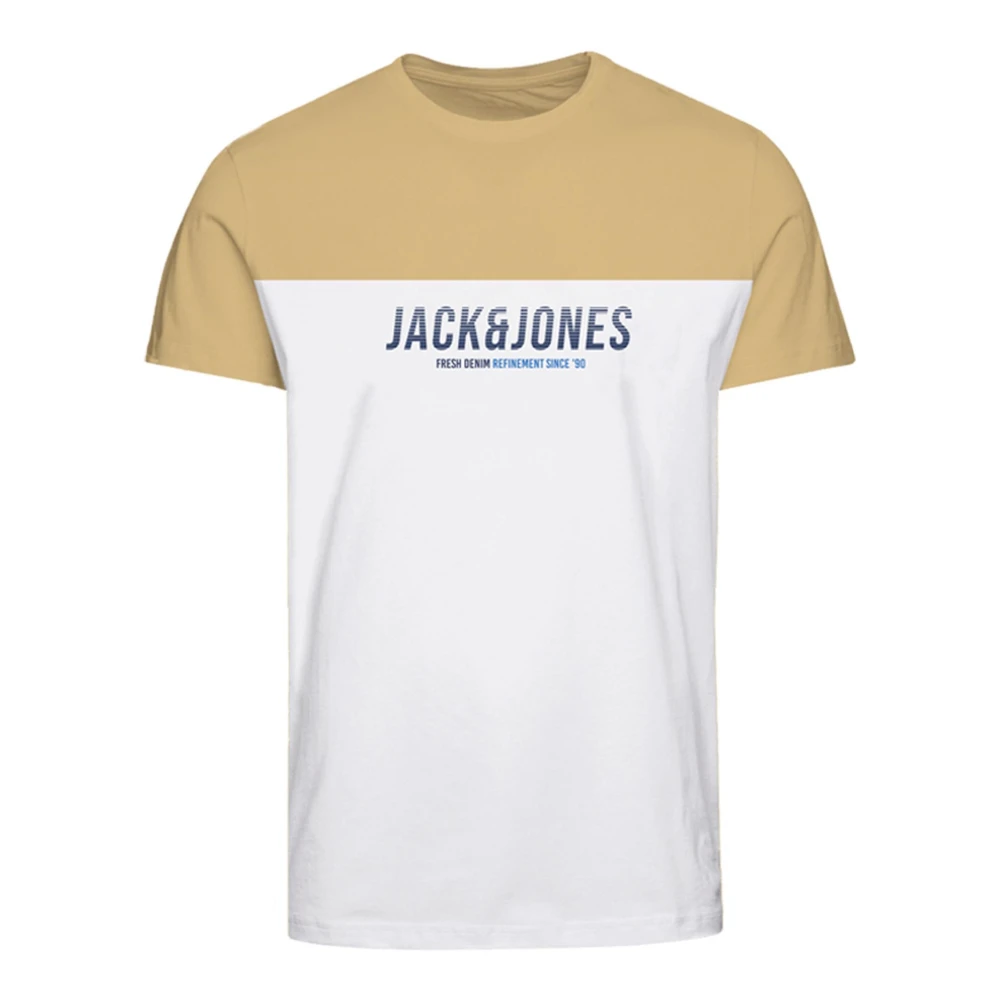 Jack & jones Heren Blokkerende Print T-shirt Multicolor Heren