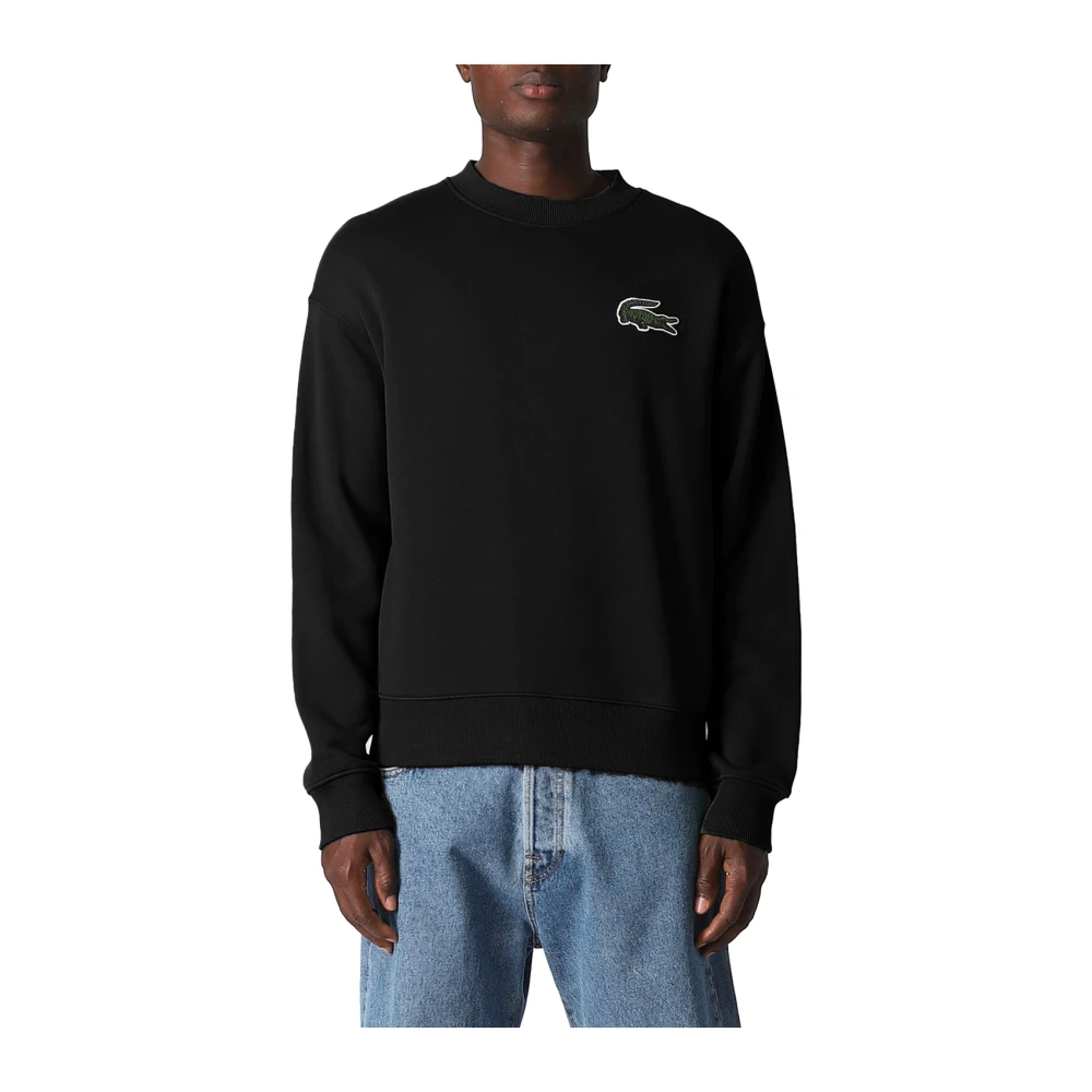 Lacoste Moderne Loszittende Sweaters Black Heren