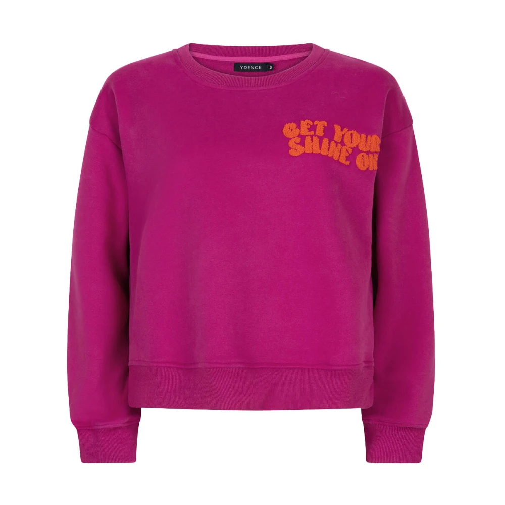 Ydence Stijlvolle Sweatshirt Krijg Je Glans Pink Dames