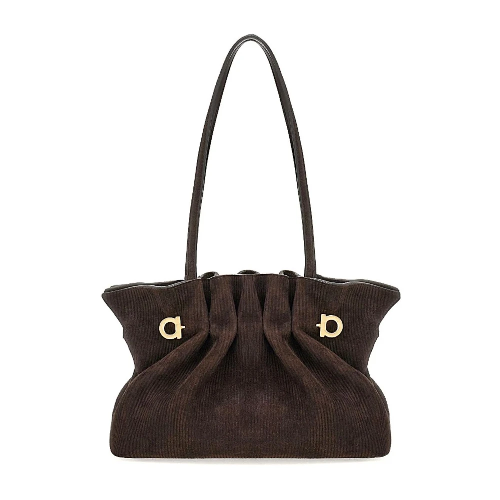 Ferragamo Brown Borsa - Female - Shoulder Bags - One Size - Bags