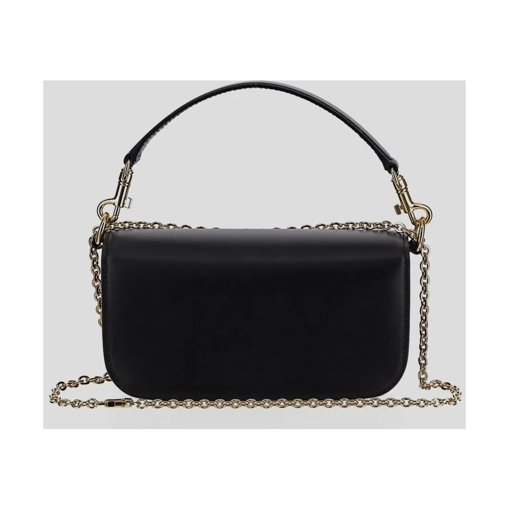 Dolce & Gabbana Leren Crossbody Tas Black Dames