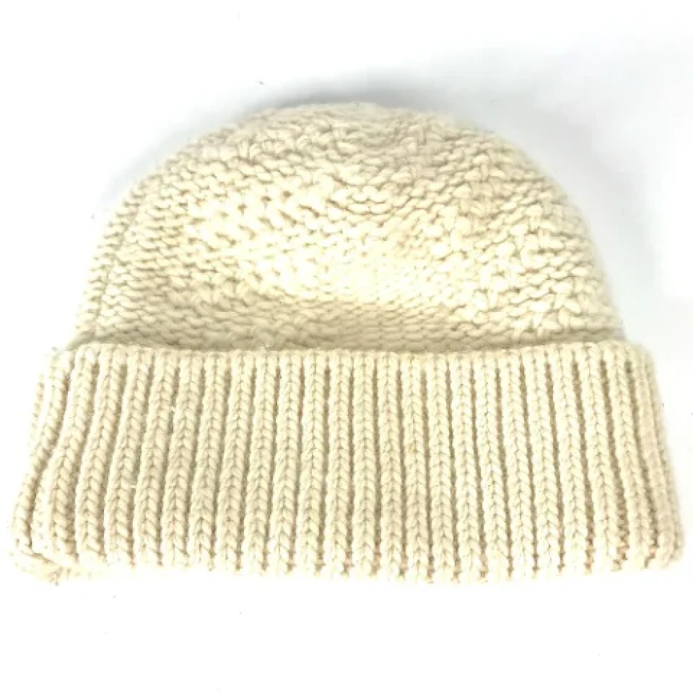 Louis Vuitton Vintage Pre-owned Wool hats White Dames