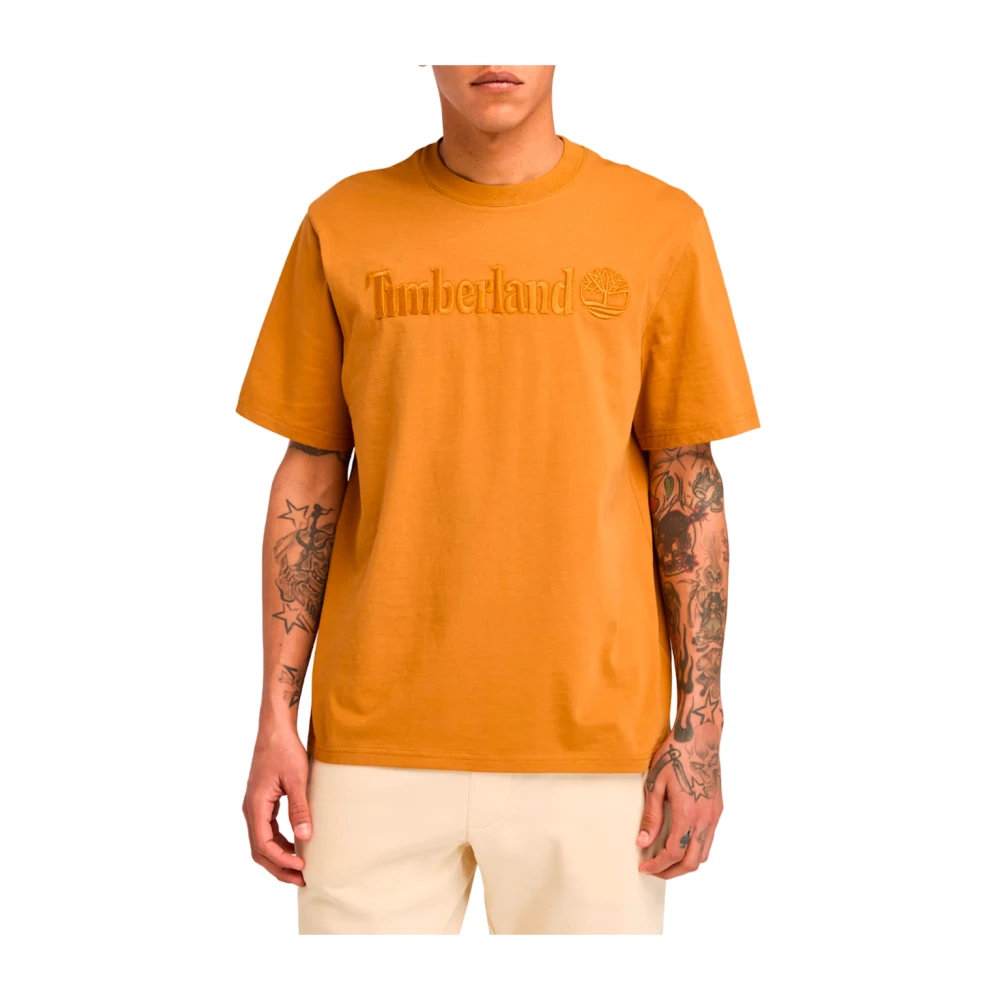 Timberland Klassieke korte mouw T-shirt Yellow Heren