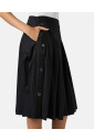 jupe-plissee-noire-a-taille-normale-en-popeline-de-coton