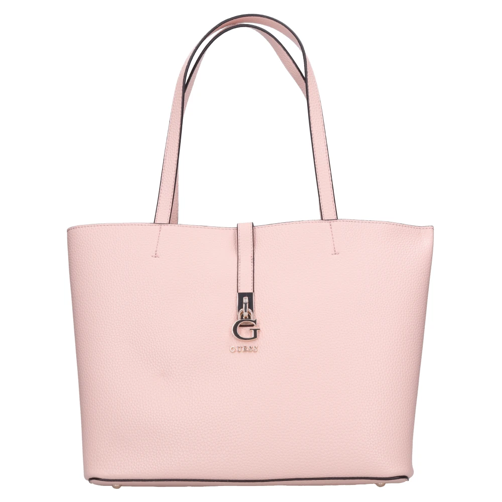 Guess Tote Bag Pink, Dam