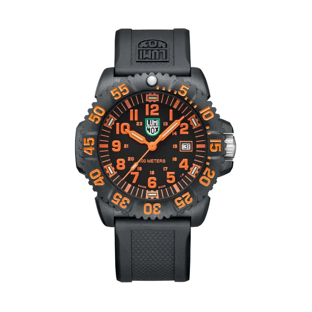 Luminox X2.2059.2 SEA LION CARBONOX 44 mm orange black Rubber Men's Watch NEW - Image 2