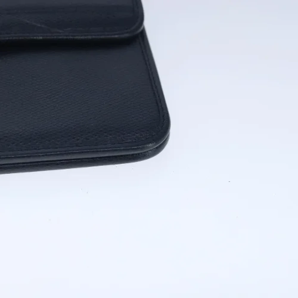 Dior Vintage Pre-owned Leather clutches Black Dames