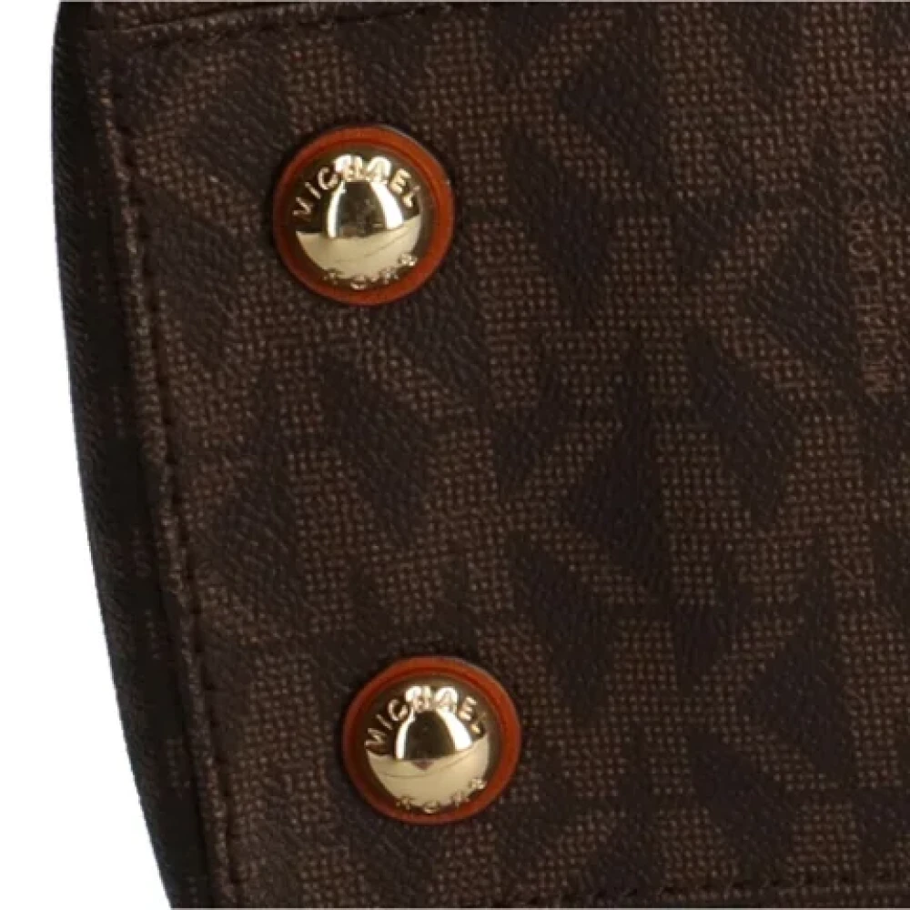 Michael Kors Pre-owned Fabric shoulder-bags Brown Dames