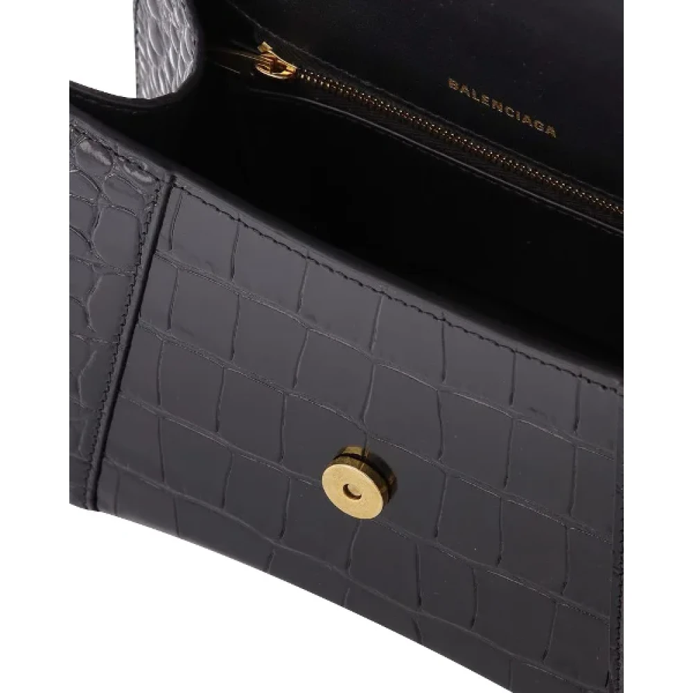 Balenciaga Leather handbags Black Unisex