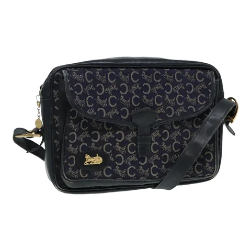 Celine Vintage Pre-owned Canvas celine-bags Blue Dames