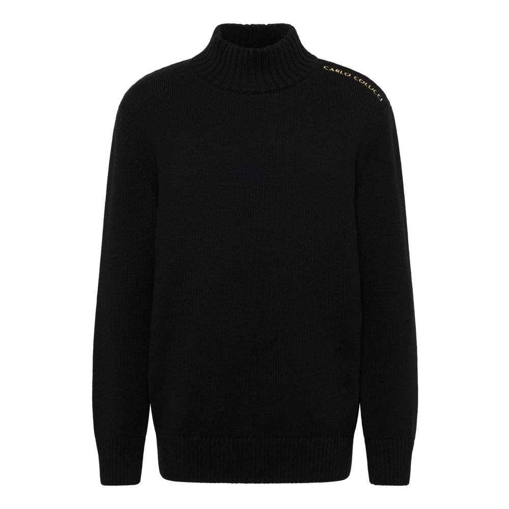 Carlo colucci Urban Statement Sweater Divenuto Black Heren