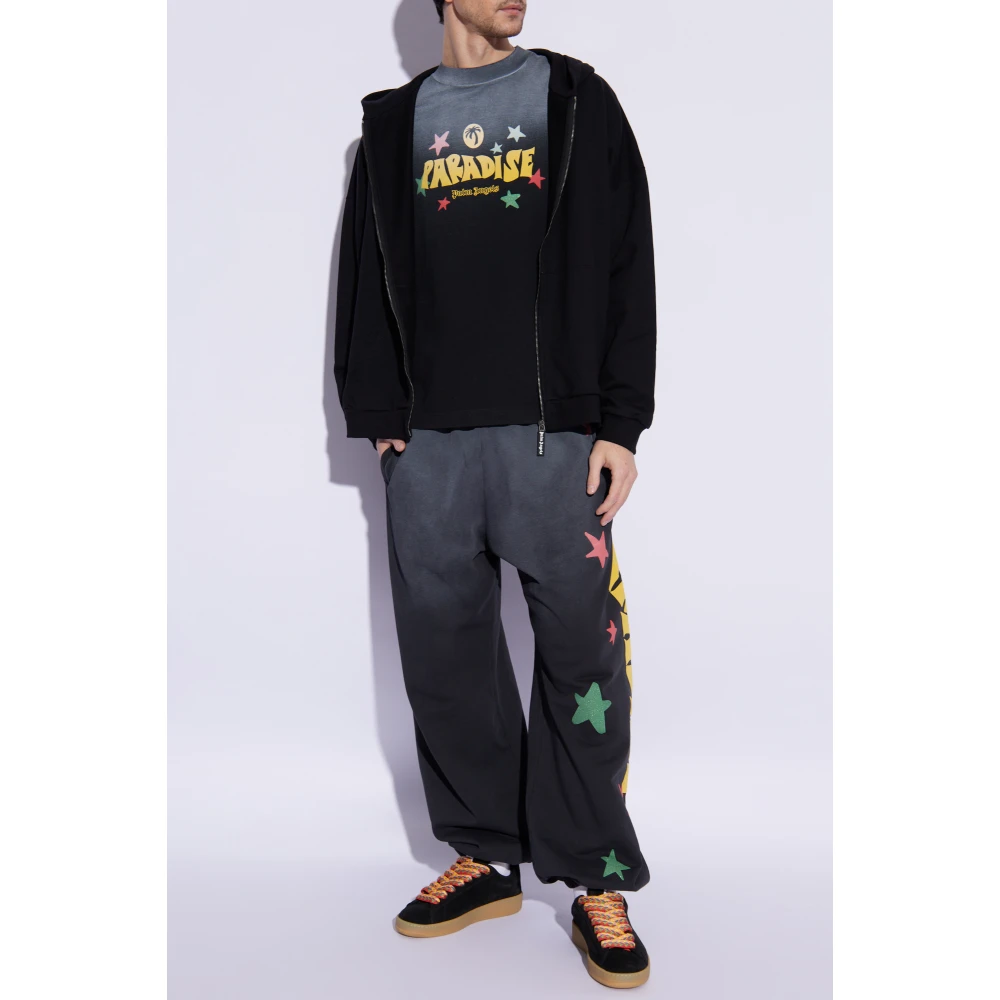 Palm Angels Hoodie Black Heren