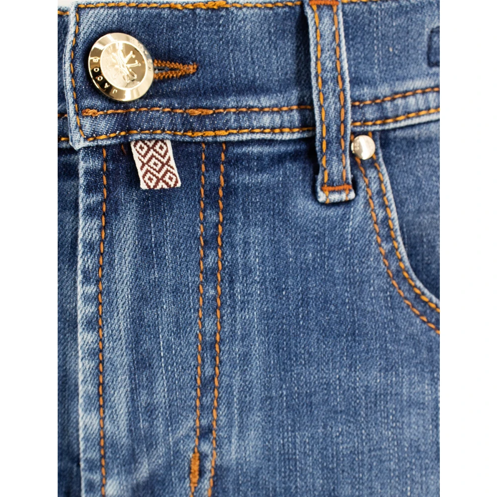 Jacob Cohën Bermuda Shorts met iconisch logo Blue Heren