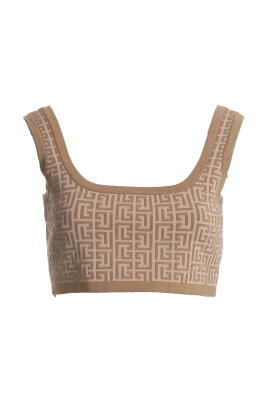 monogram-beige-stretch-top