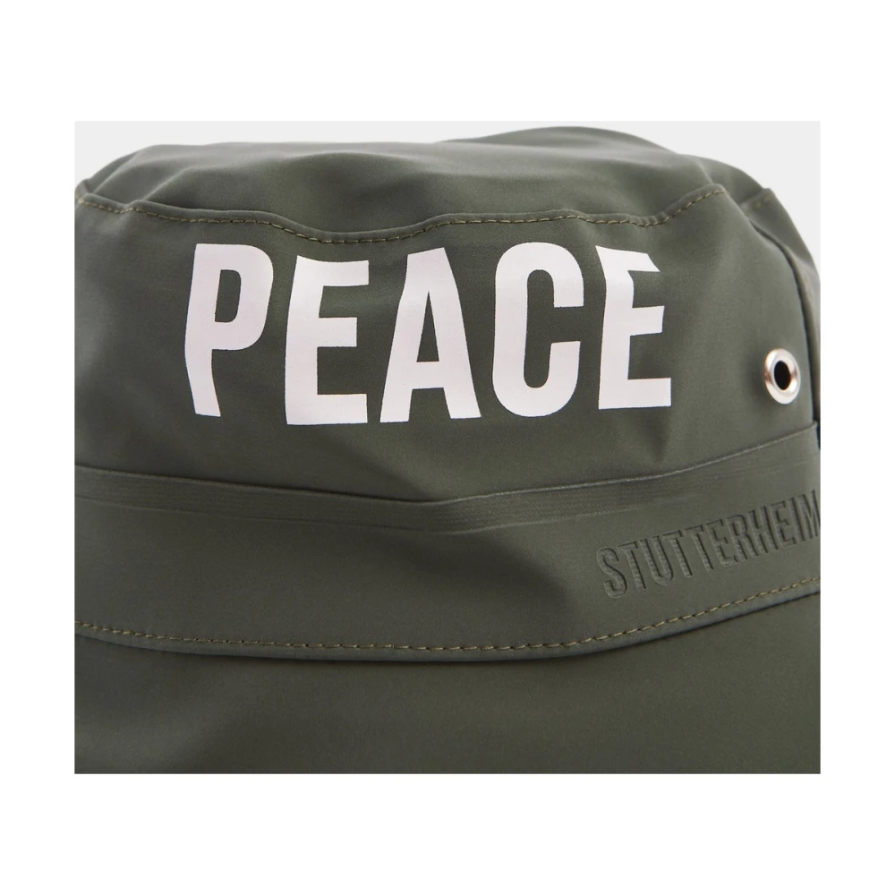 Stutterheim Matte Emmerhoed voor Regenachtige Dagen Green Unisex