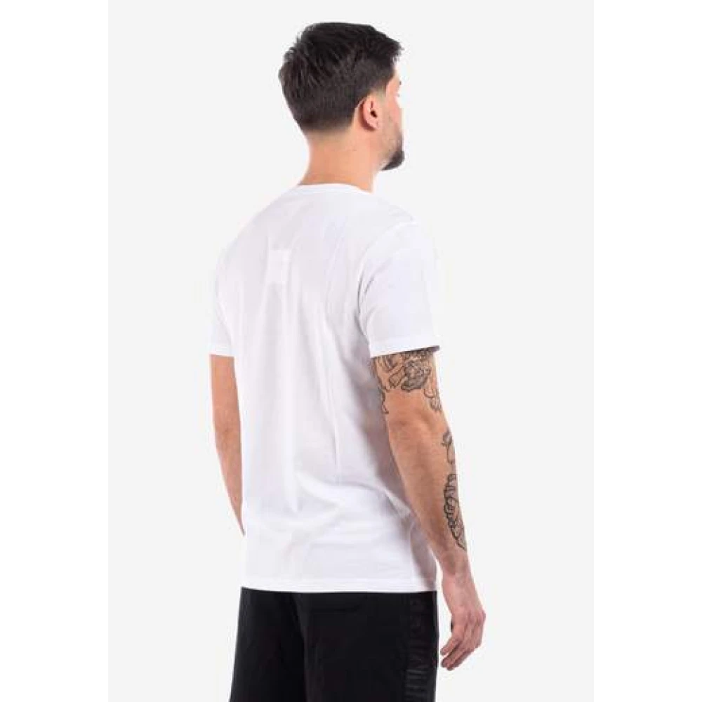 Moschino Wit Katoen Regular Fit T-Shirt White Heren