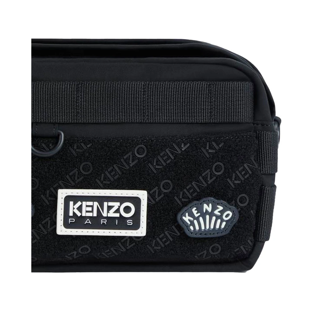 Kenzo Jungle Nylon Schoudertas Black Heren