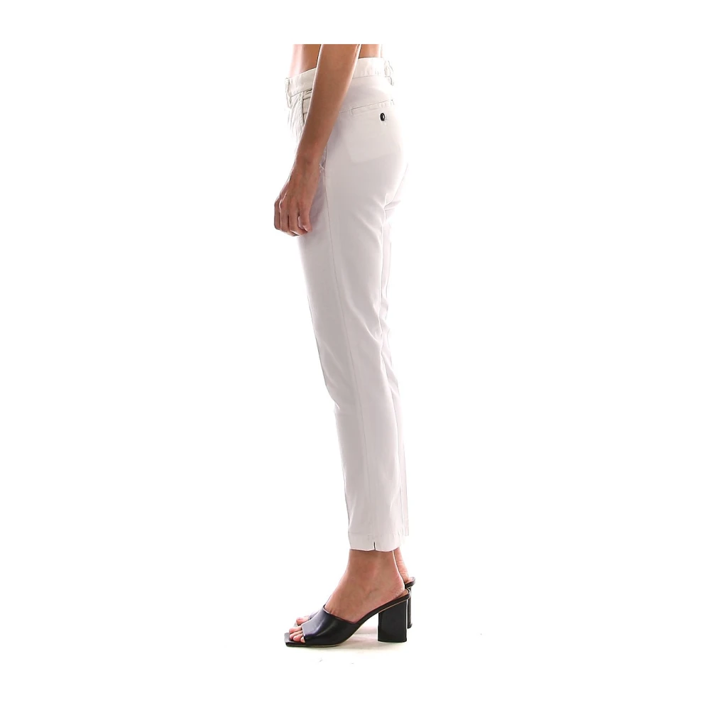 Roy Roger's Witte Chino Flow Broek White Dames