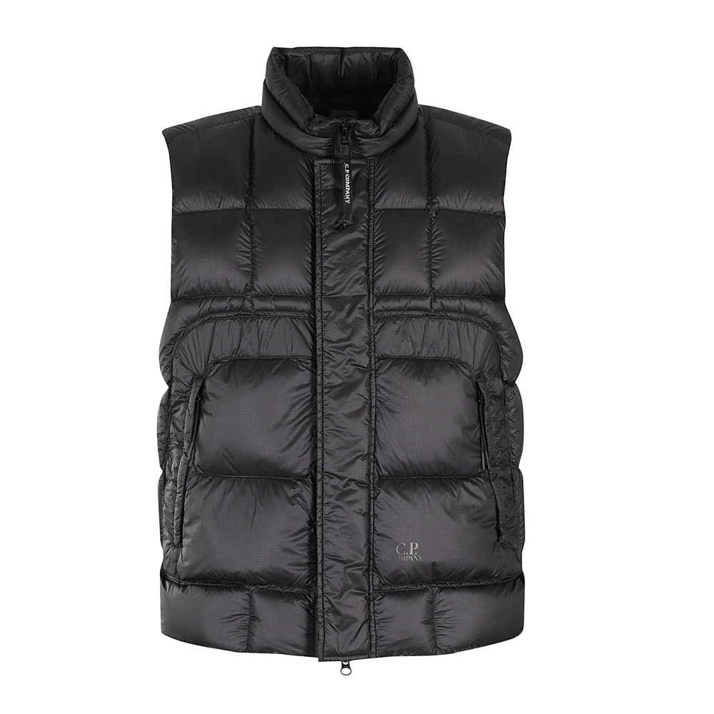 C.P. Company Stijlvolle Vest voor Buitenkleding Black Heren