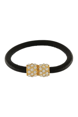 Kristall Läderarmband