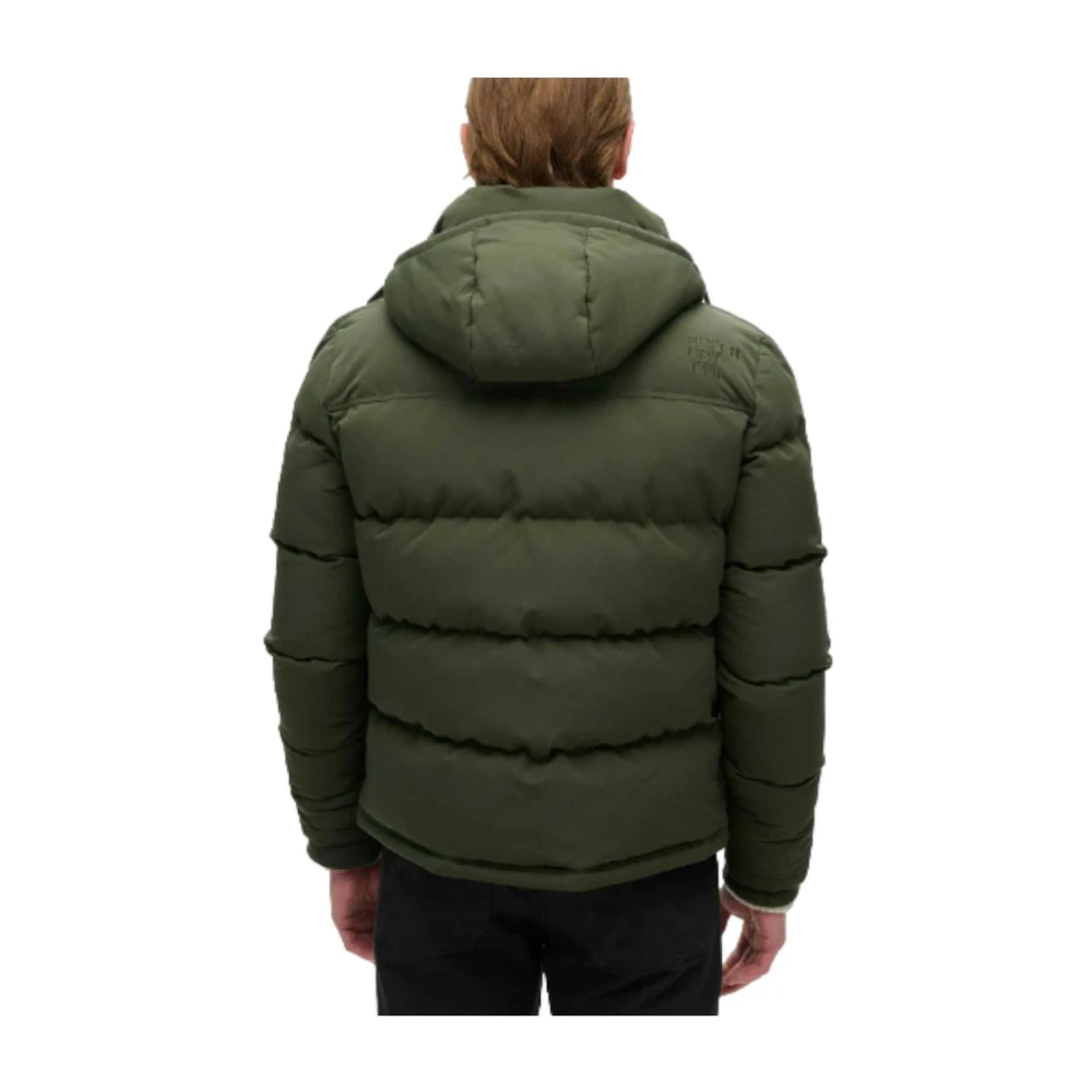 Superdry Everest Jas Winter Mode Capuchon Green Heren