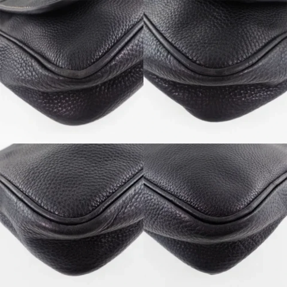Celine Vintage Pre-owned Leather shoulder-bags Black Dames