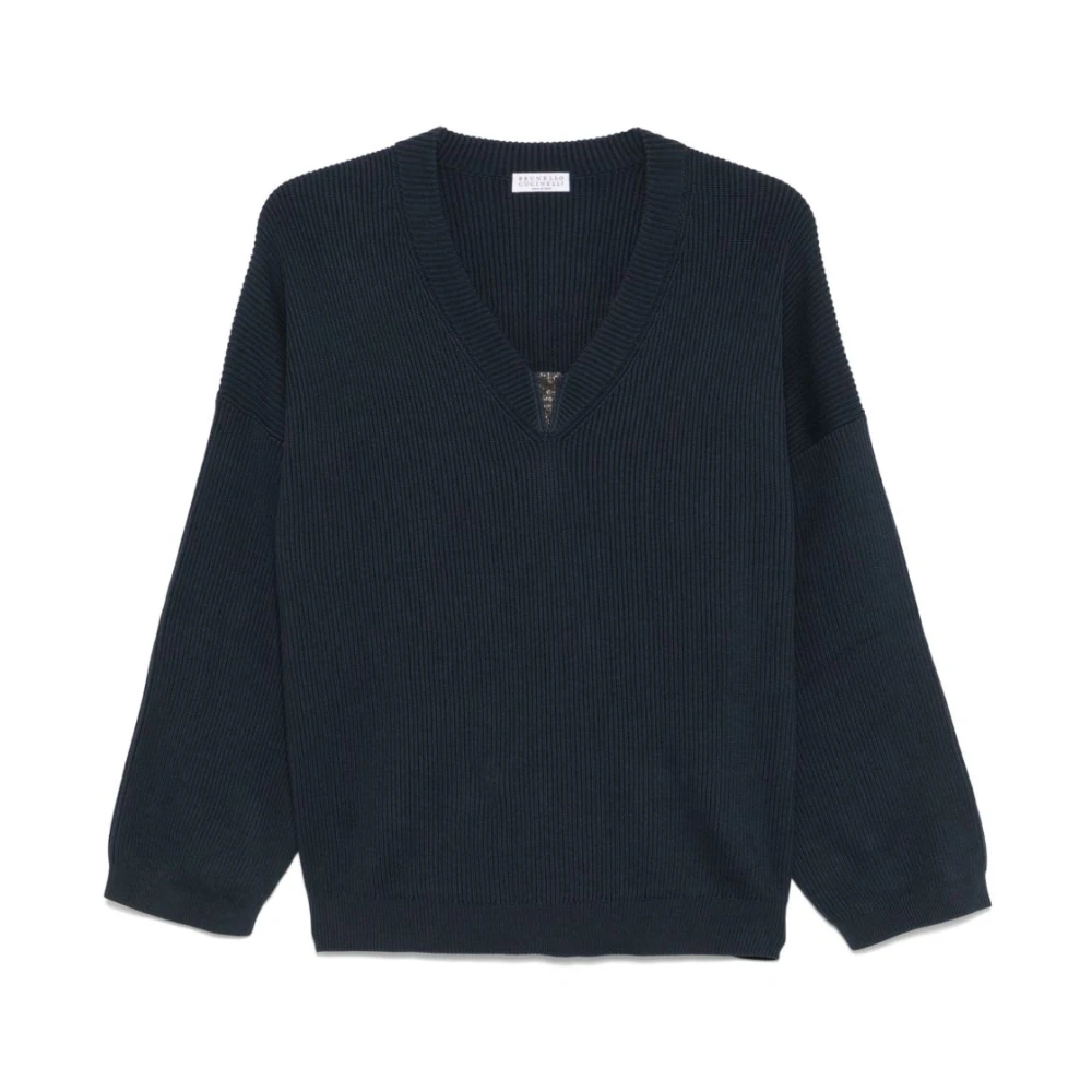 Knitwear > V-neck Knitwear - - Brunello Cucinelli - Modalova