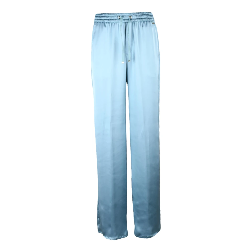 Herno Donna Blu Pantaloni, S, New,