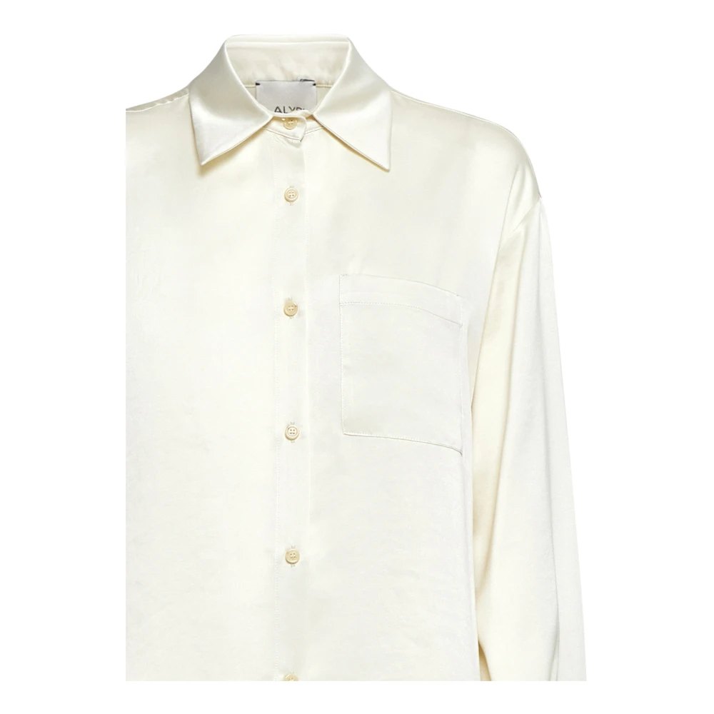 Alysi Ivory Shirt Collectie Beige Dames