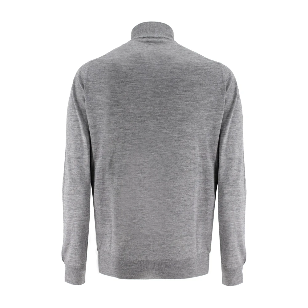 Mauro Ottaviani Zip Sweater Gray Heren