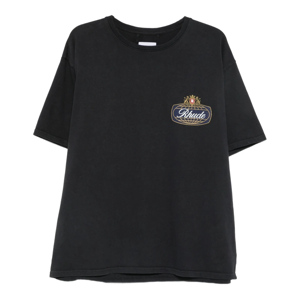 Rhude Uomo Nero - T-Shirt Stampata - Tops - S - Immagine 3