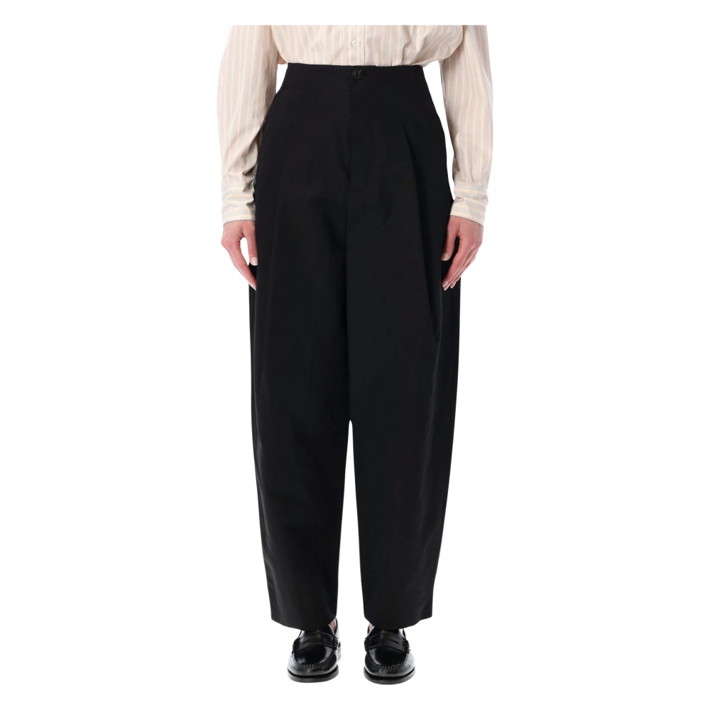 Soeur Black Wide Trousers, Female, M, Daley Pant