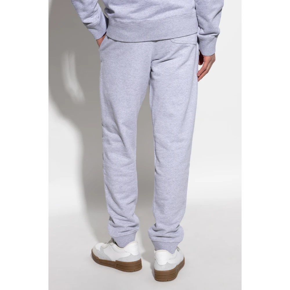 Maison Kitsuné Sweatpants met logo Gray Heren
