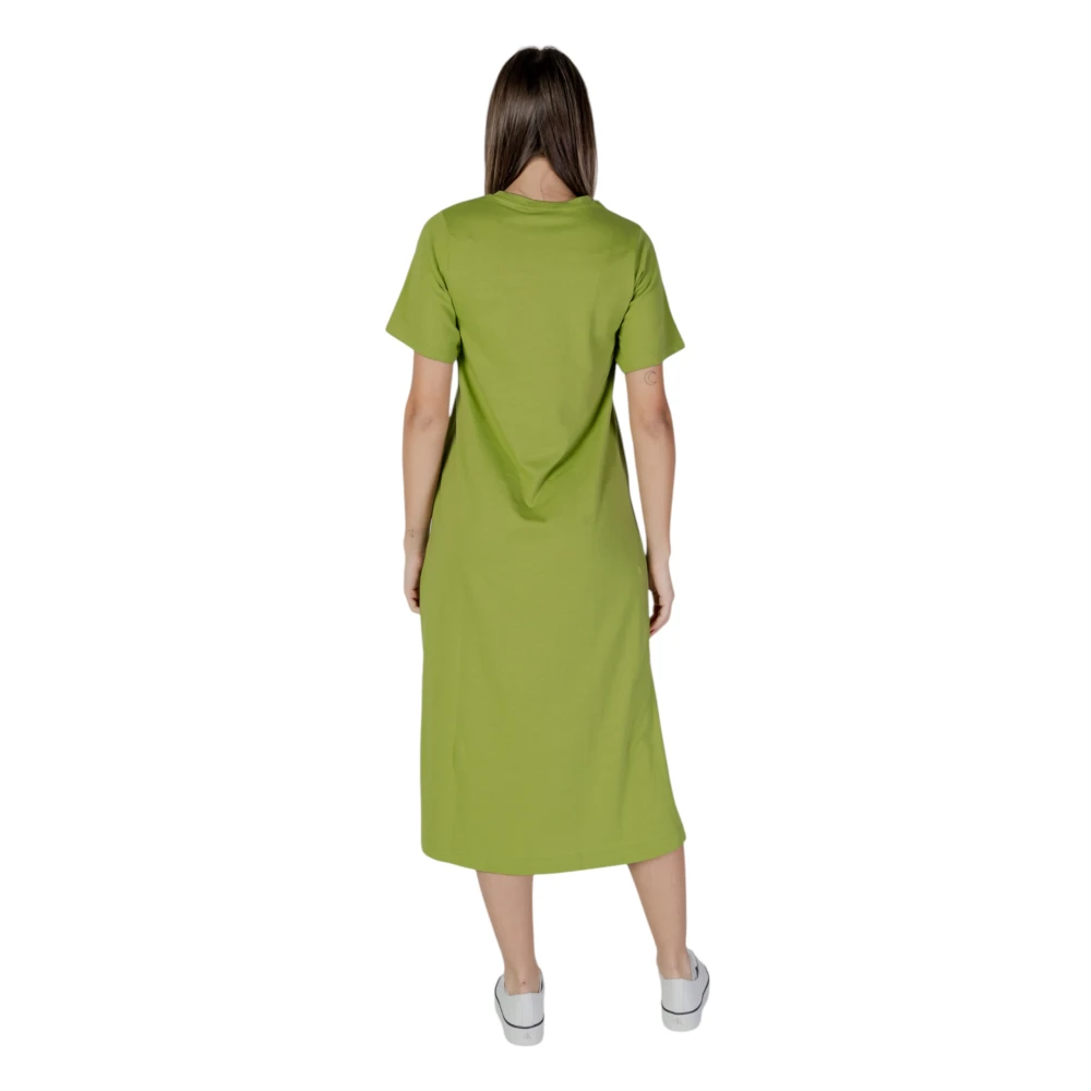 b.Young Lente Zomer Dames Katoenen Jurken Collectie Green Dames