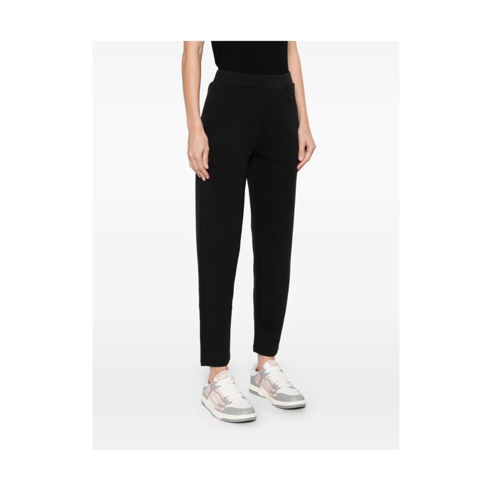 Calvin Klein Zwarte elastische tailleband steekzakken Black Dames