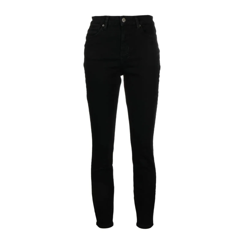 Ksubi Zwarte Skinny Jeans Spray-On Stijl Black Dames