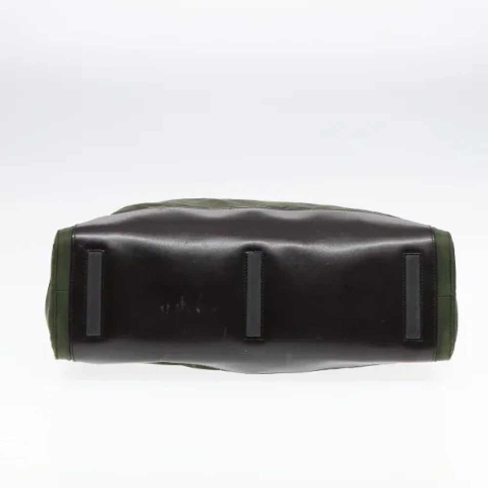 Prada Vintage Pre-owned Fabric totes Green Dames